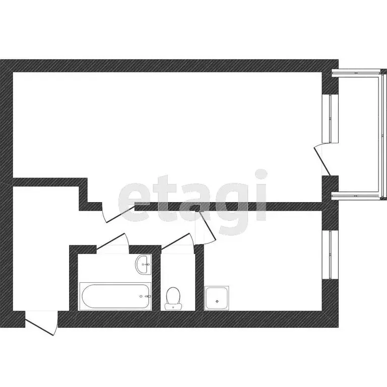 1-комнатная квартира: Миасс, улица Академика Павлова, 23 (35 м) - Фото 1