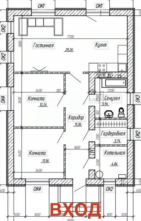 Дом в Башкортостан, Абзелиловский район, Краснобашкирский сельсовет, ... - Фото 2