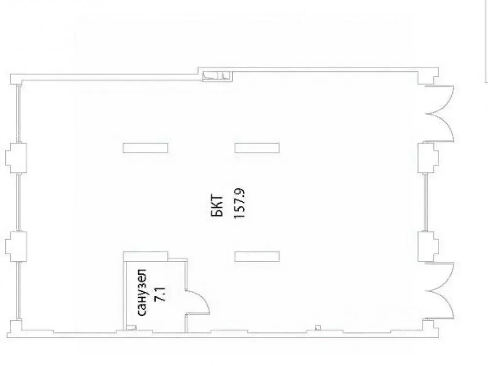 Офис в Москва Жилой комплекс остров, 2-й кв-л,  (165 м) - Фото 2
