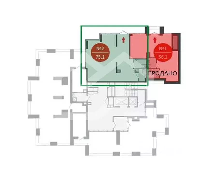 Помещение свободного назначения в Москва ул. 1-я Ватутинская, 12к2 (75 ... - Фото 2