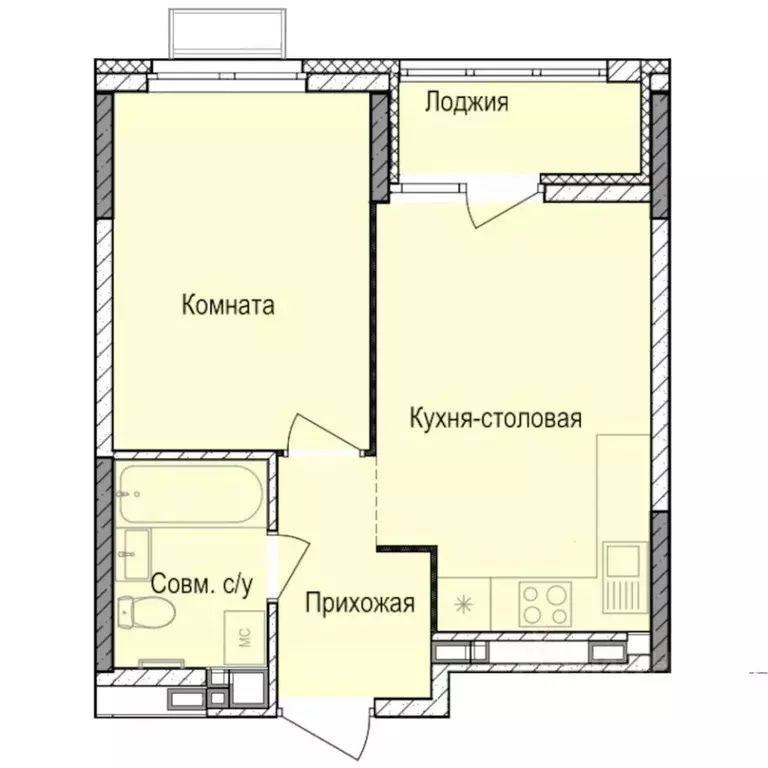 1-к кв. Удмуртия, Ижевск Автопроизводство жилрайон, Норвежский Лес ... - Фото 1