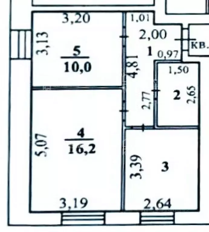 2-к кв. Волгоградская область, Городище рп Свободный пер., 22 (45.5 м) - Фото 2