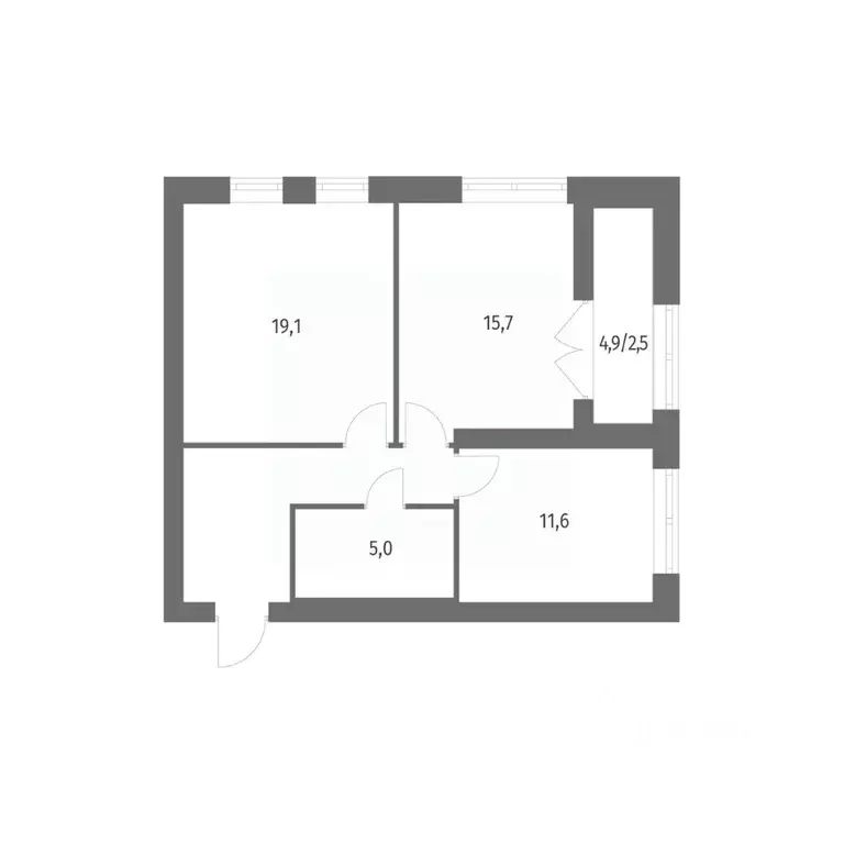 2-к кв. Санкт-Петербург ул. Академика Константинова, 1к1 (63.41 м) - Фото 0
