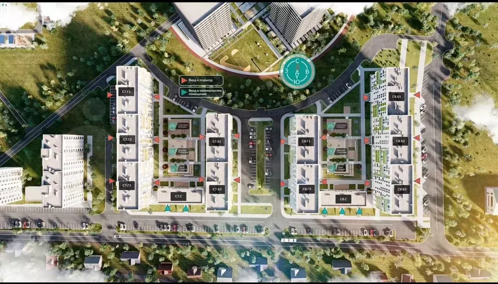 1-к. квартира, 35 м, 6/9 эт. - Фото 1