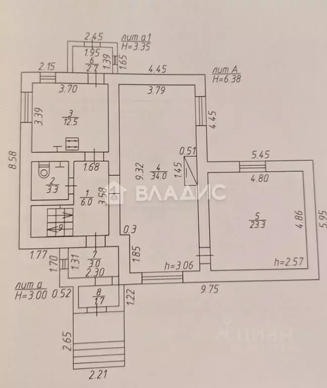 Дом в Калужская область, Калуга Михайловская ул., 19 (220 м) - Фото 2