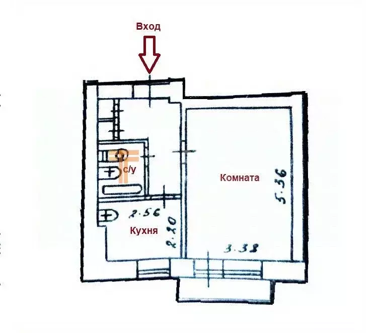 1-к кв. Пермский край, Нытва ул. Карла Маркса, 48 (32.2 м) - Фото 2