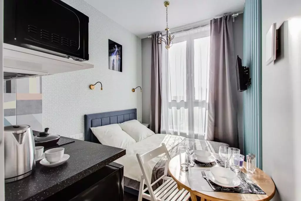 Студия Москва Выборгская ул., 9/1 (25.0 м) - Фото 2