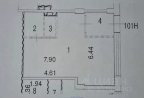 Торговая площадь в Москва Новогиреевская ул., 5Ак2 (45 м) - Фото 1