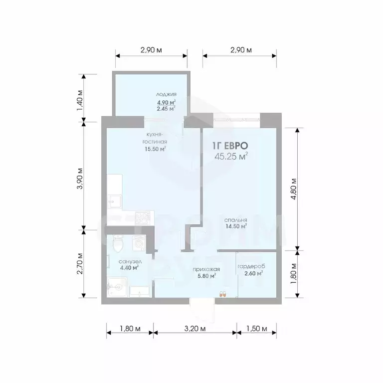 1-к кв. Владимирская область, Владимир Текстильщик СНТ,  (45.25 м) - Фото 2
