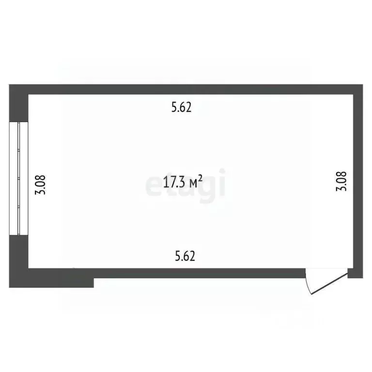 Комната Ханты-Мансийский АО, Сургут Югорская ул., 22 (17.3 м) - Фото 1