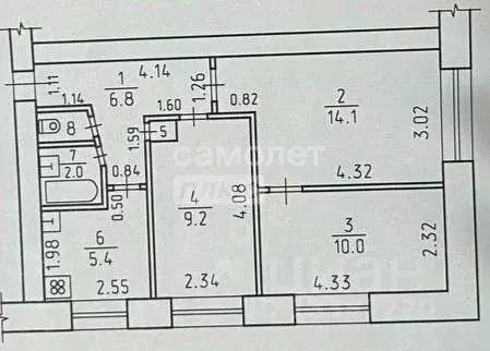 3-к кв. Удмуртия, Ижевск Школьная ул., 1 (48.7 м) - Фото 1