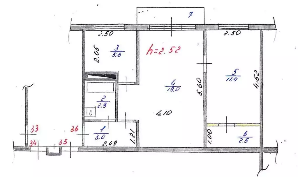 2-к кв. Архангельская область, Новодвинск ул. Советов, 17 (45.1 м) - Фото 1