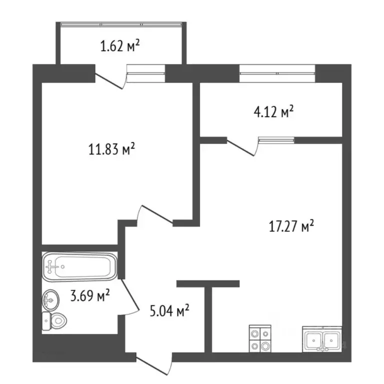 1-к кв. Тюменская область, Тюмень Тарманы мкр, ул. Малышева, 31к1 ... - Фото 2