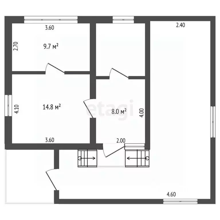 Дом в Ставропольский край, Кисловодск ул. Кутузова (52 м) - Фото 2