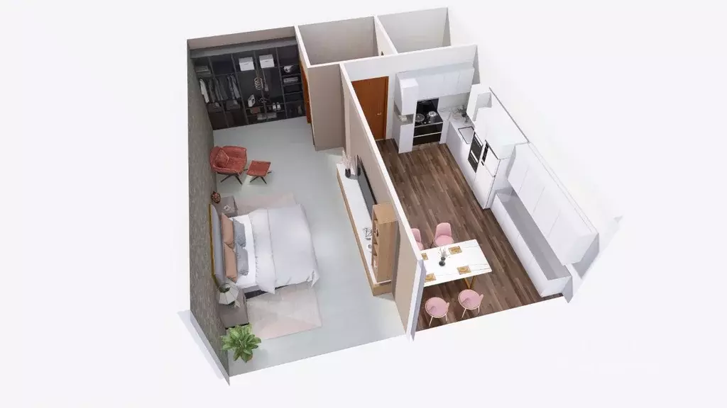 1-к кв. Крым, Черноморское пгт ул. Димитрова, 1А (40.9 м) - Фото 2