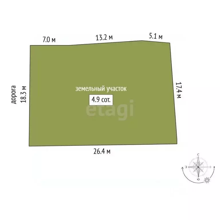 Участок в Севастополь ул. Декабристов (4.87 сот.) - Фото 2