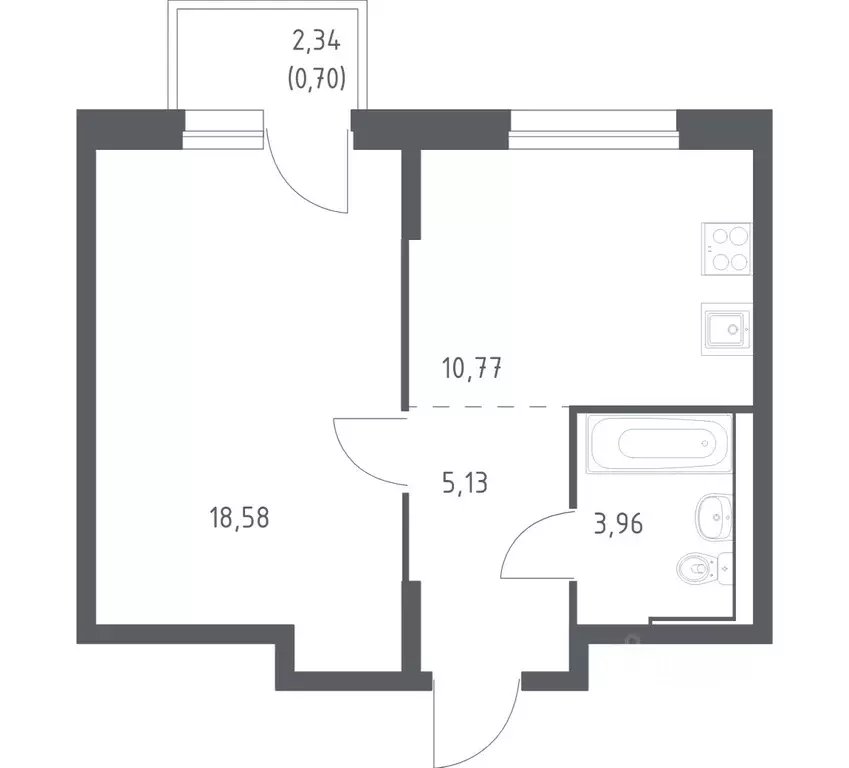 1-к кв. Приморский край, Владивосток Днепровская ул., 19 (39.14 м) - Фото 1