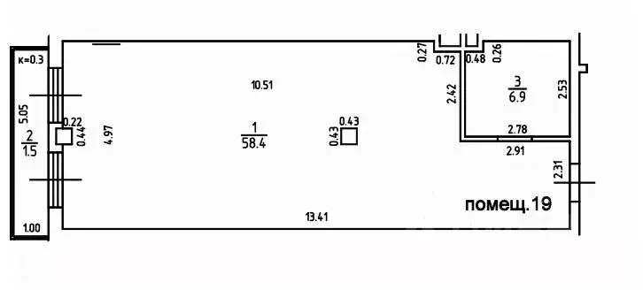 1-к кв. Калининградская область, Светлогорск ул. Ленина, 36 (70.3 м) - Фото 0