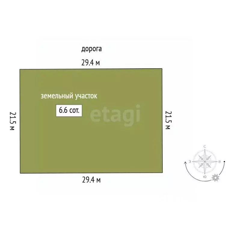 Участок в Тюменская область, Тюмень  (6.6 сот.) - Фото 2