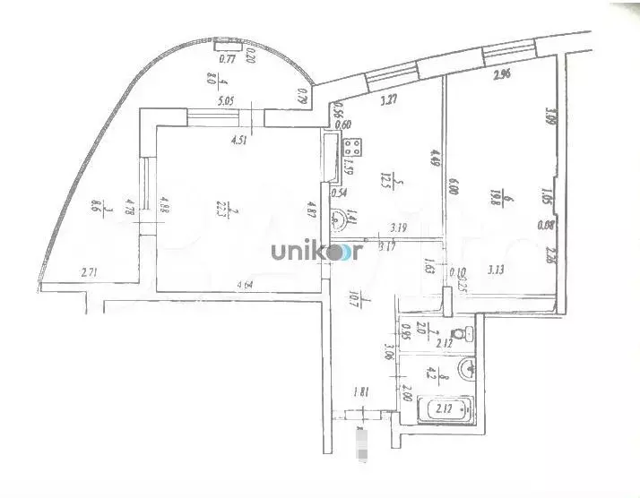 3-к. квартира, 80 м, 6/12 эт. - Фото 0