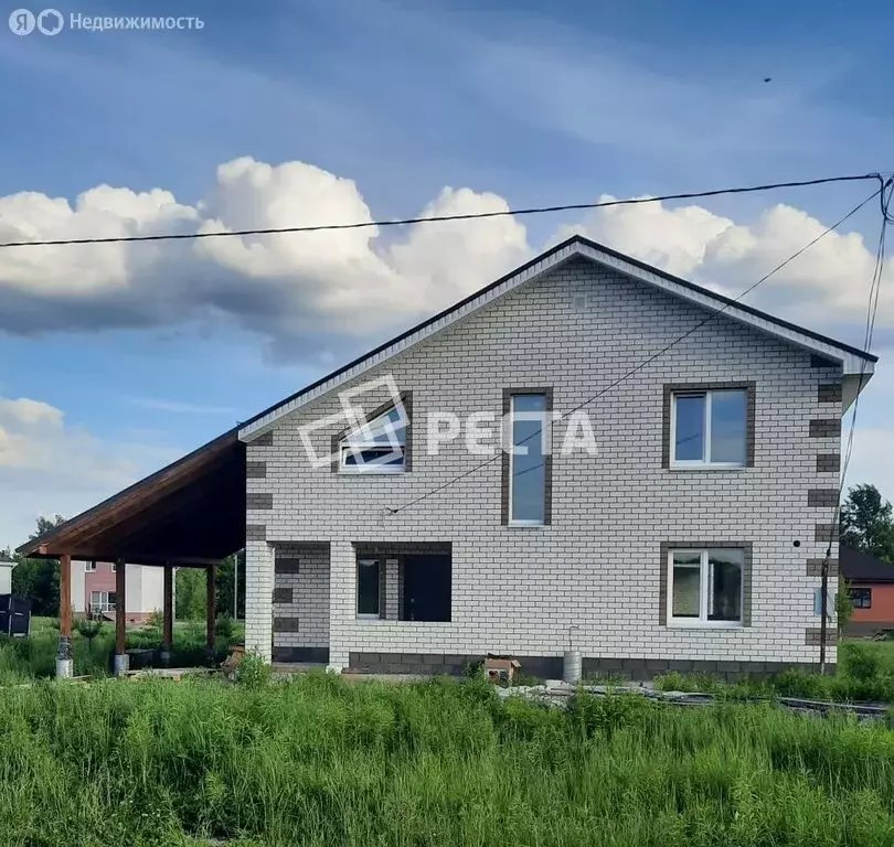 Дом в Бор, посёлок Неклюдово, улица Чапаева (128 м) - Фото 1