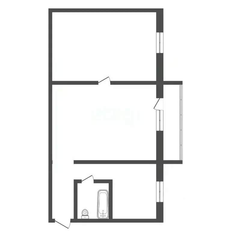 2-к кв. Амурская область, Благовещенск Пионерская ул., 46 (46.0 м) - Фото 2