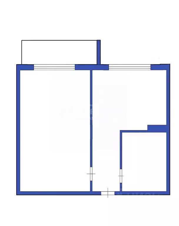 1-к кв. Кемеровская область, Топки Солнечный мкр, 19 (27.7 м) - Фото 2