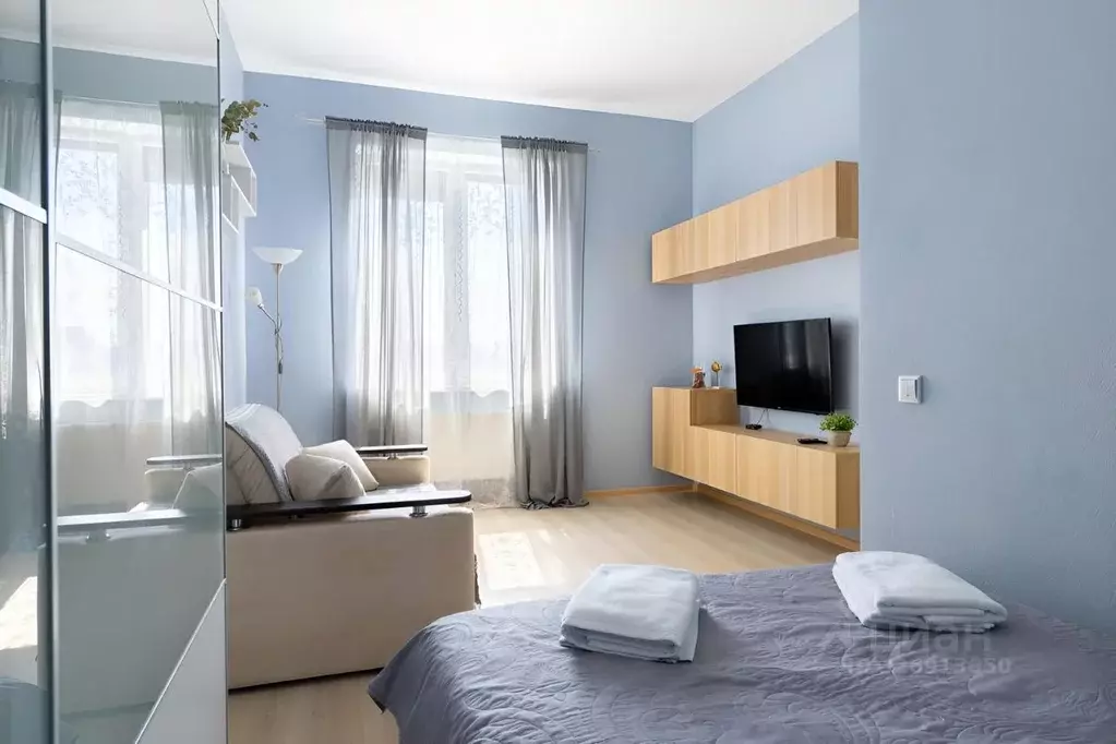 1-к кв. Ленинградская область, Мурино Всеволожский район, бул. ... - Фото 1