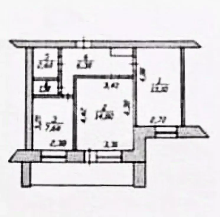 2-к кв. Чувашия, Чебоксары ул. Эльменя, 22 (51.1 м) - Фото 1