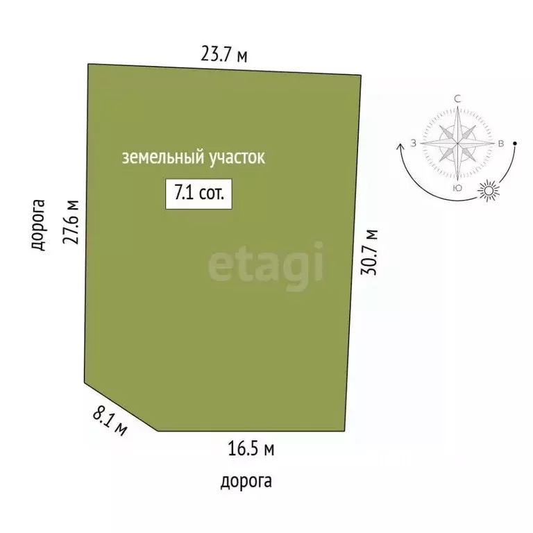 Участок в Тюменская область, Тюменский муниципальный округ, с. ... - Фото 2