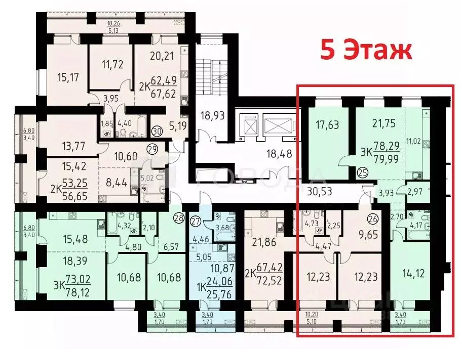 3-к кв. Томская область, Томский район, д. Кисловка, Левобережный мкр ... - Фото 1