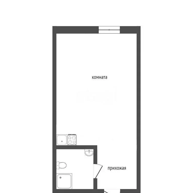Квартира-студия: Кемерово, Рекордная улица, 2А (18.6 м) - Фото 1