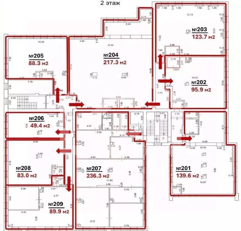 Помещение свободного назначения в Москва Колодезный пер., 3С25 (263 м) - Фото 2