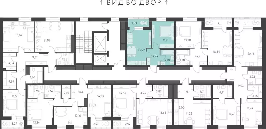 1-комнатная квартира: Екатеринбург, микрорайон Академический, ЖК ... - Фото 1