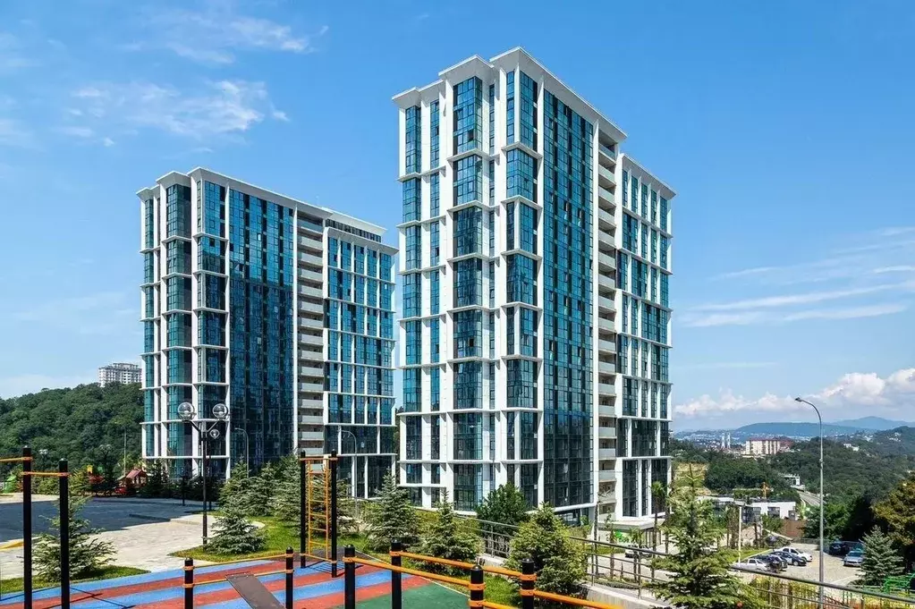 Студия Краснодарский край, Сочи Бытха мкр, ул. Ясногорская, 16/6к4 ... - Фото 1