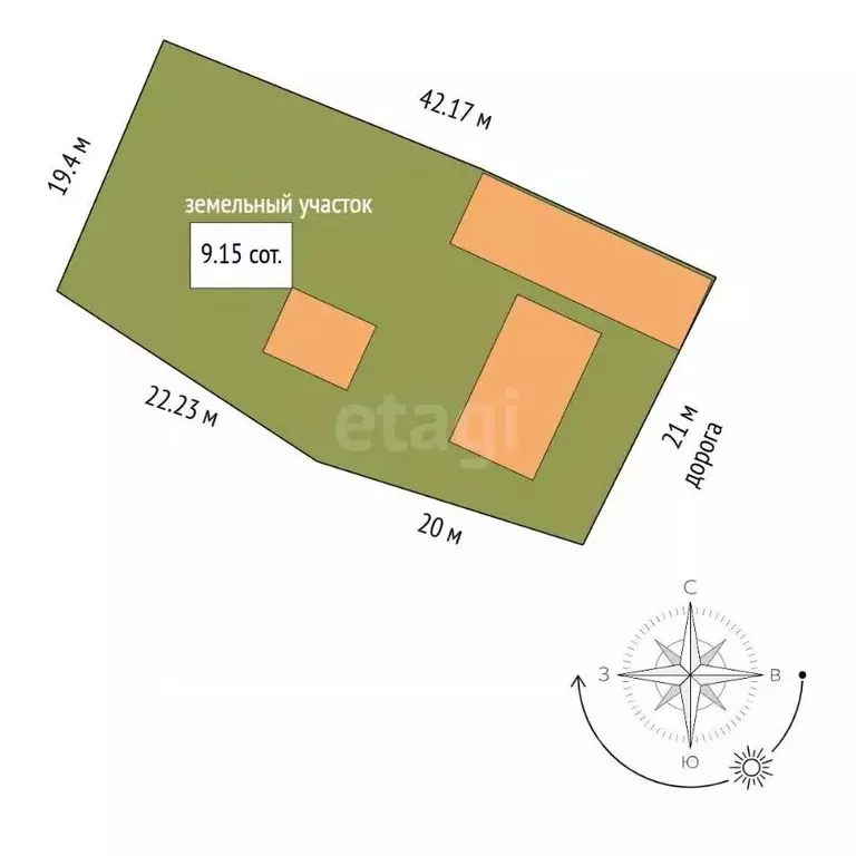 Дом в Башкортостан, Стерлитамакский район, Отрадовский сельсовет, с. ... - Фото 2