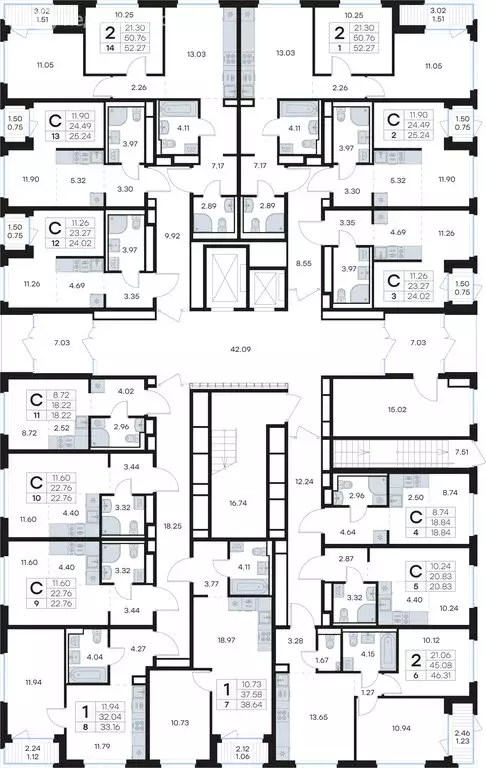 Квартира-студия: городской посёлок Новоселье, ЖК Глоракс Новоселье ... - Фото 2