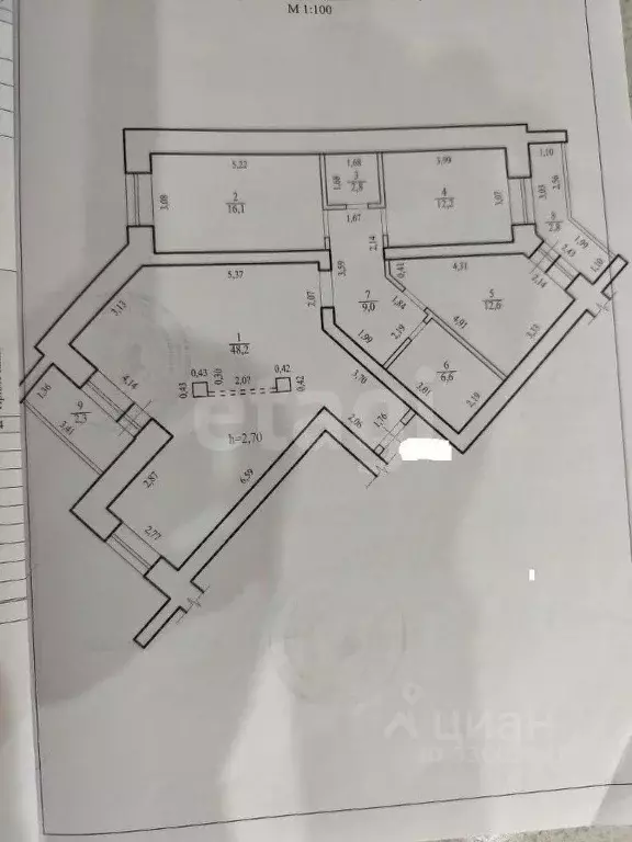3-к кв. Забайкальский край, Чита Проезжая ул., 23 (107.5 м) - Фото 2