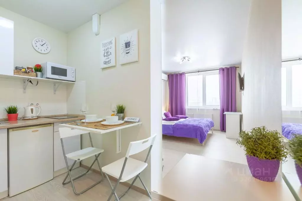 1-к кв. Самарская область, Самара ул. Потапова, 78В (26.0 м) - Фото 2