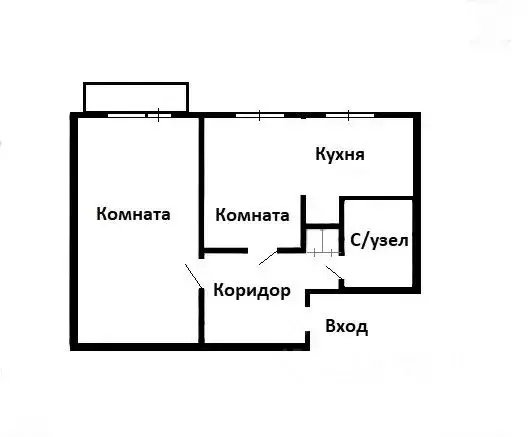 2-к кв. Вологодская область, Череповец Комсомольская ул., 35 (40.3 м) - Фото 2