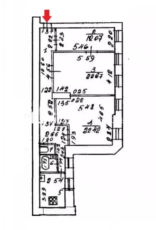 3-к кв. Санкт-Петербург Суворовский просп., 37 (87.9 м) - Фото 2