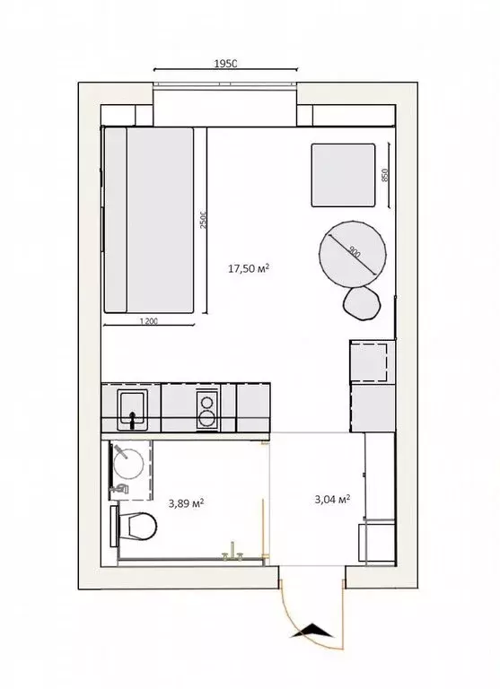 1-комнатная квартира: Москва, улица Академика Павлова, 56к1 (25 м) - Фото 1