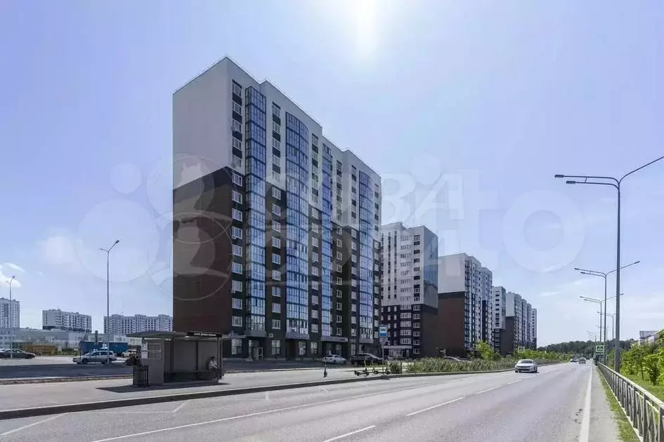 1-к. квартира, 37 м, 8/15 эт. - Фото 1