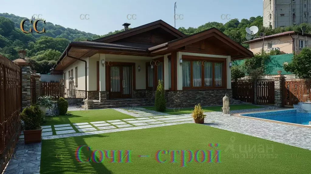 Дом в Краснодарский край, Сочи Новая Мацеста мкр, ул. Фурманова, 3 ... - Фото 0