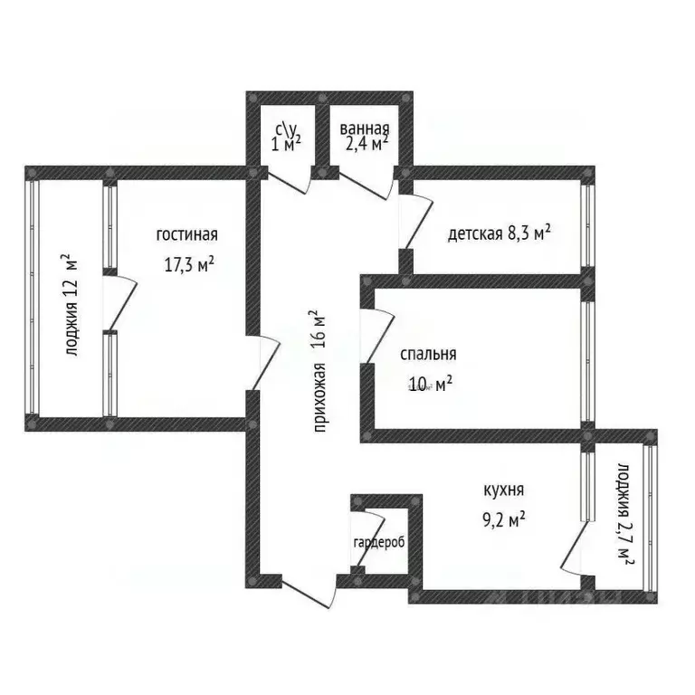 3-к кв. Дагестан, Махачкала ул. Ушакова, 5 (80.0 м) - Фото 1