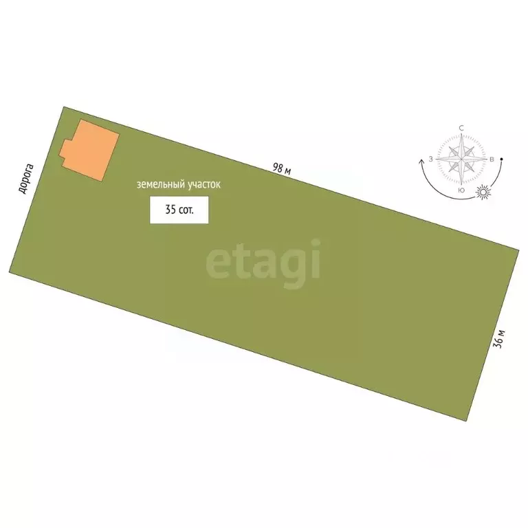 Дом в Башкортостан, Гафурийский район, с. Имендяшево ул. Новоселка (69 ... - Фото 1