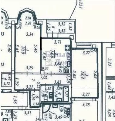 2-комнатная квартира: Екатеринбург, улица Циолковского, 27 (70.8 м) - Фото 1