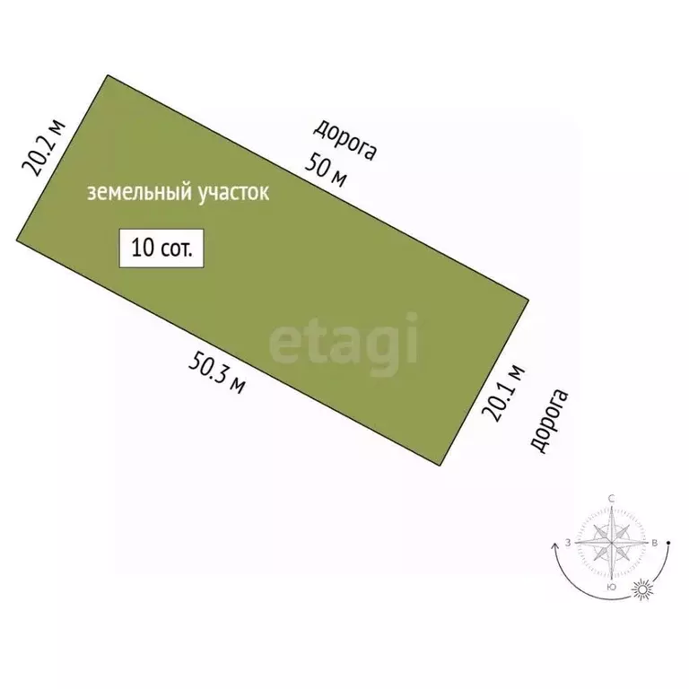 Участок в Мордовия, Саранск  (10.0 сот.) - Фото 1