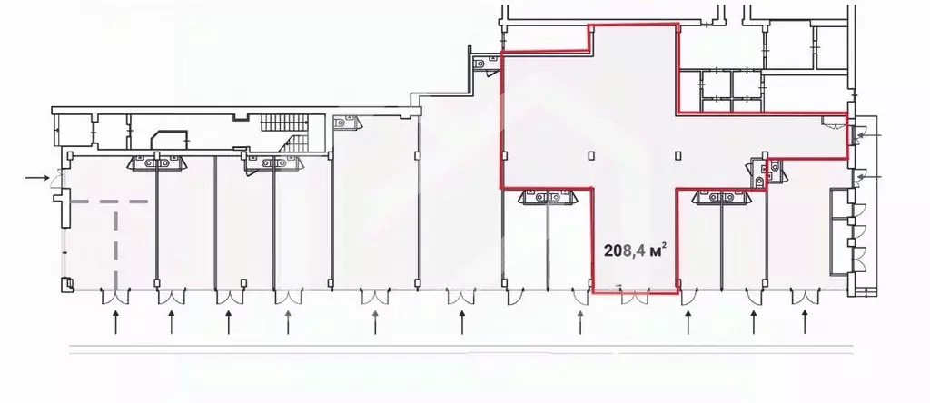 Помещение свободного назначения в Москва Коровинское ш., 1А (208 м) - Фото 2