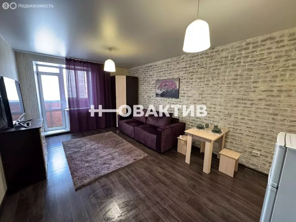 Квартира-студия: Новосибирск, улица Михаила Кулагина, 35 (30 м) - Фото 1